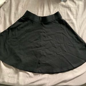 H&M black skater skirt
